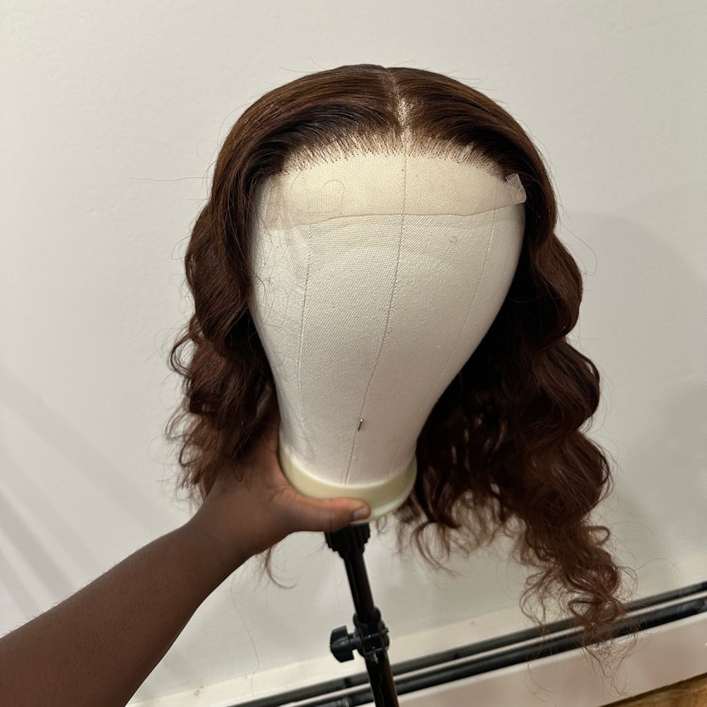 Brown Wavy Lace Front Wig